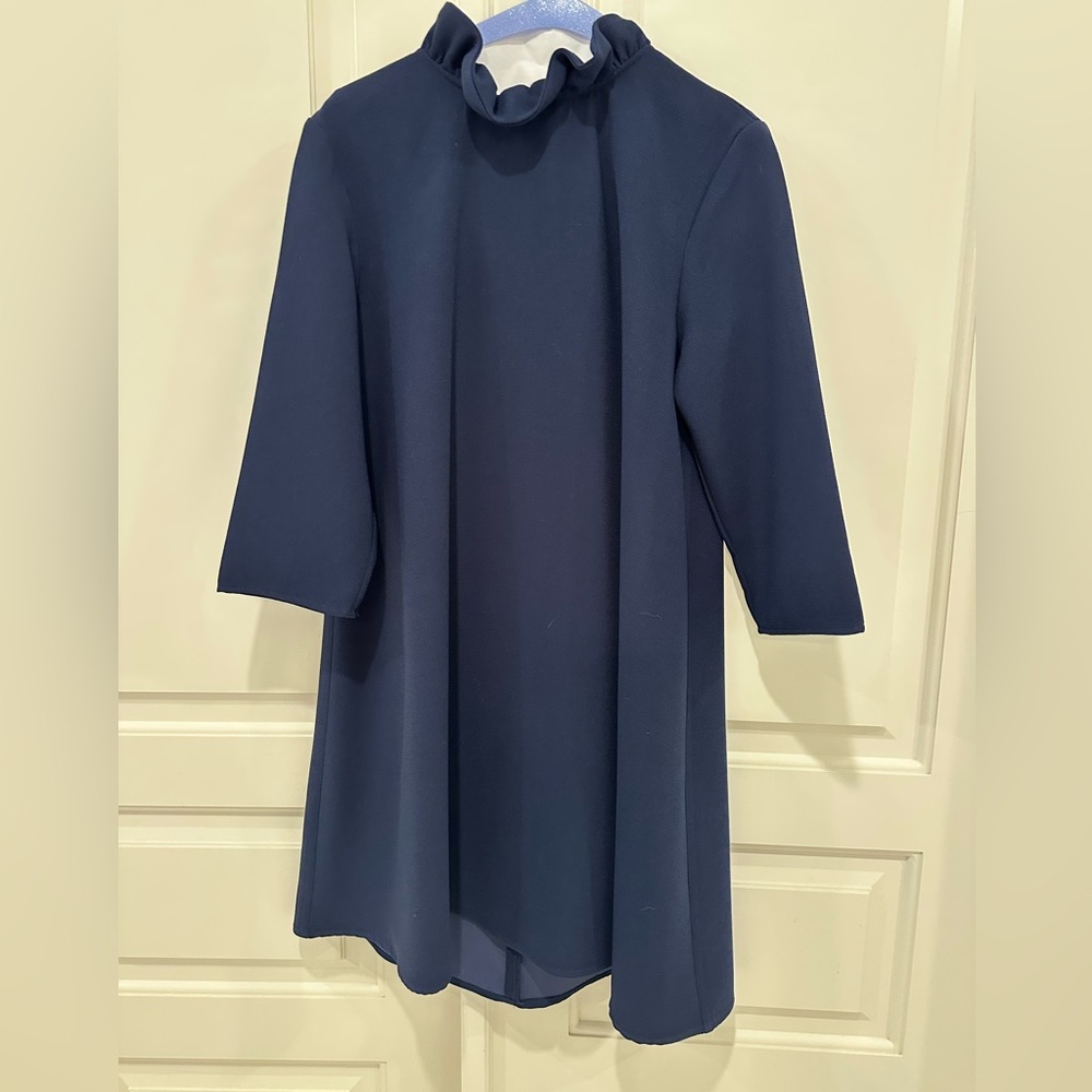 Pomander Place Tuckernuck Daphne Navy Dress L